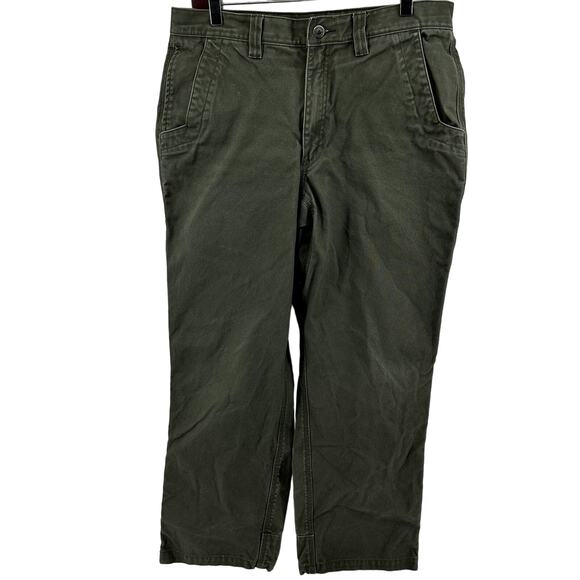 Mountain Khakis Teton Twill Pants Classic Western Outdoor Casual Green Waist 35 - Picture 1 of 4